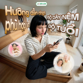 Cách Chọn Độ Dày Của Nệm Theo Độ Tuổi Chuẩn Nhất 2026