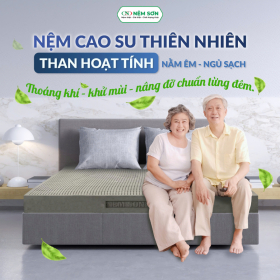 CAO SU THIÊN NHIÊN THAN HOẠT TÍNH – NẰM ÊM, NGỦ SẠCH, KHỬ MÙI, KHỎE MỖI NGÀY