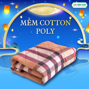 Chăn Cotton Poly Cao Cấp – Mềm Nhẹ – Giá Rẻ– Size 1m8x2m