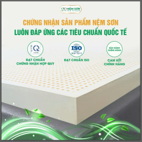 CHỨNG NHẬN SẢN PHẨM NỆM SƠN – LUÔN ĐÁP ỨNG CÁC TIÊU CHUẨN QUỐC TẾ