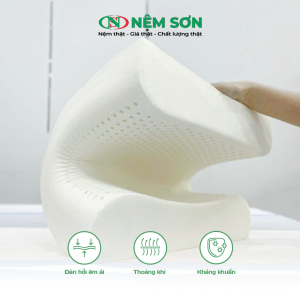 Combo 2 gối cao su thiên nhiên