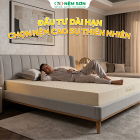 Đầu tư dài hạn: Vì sao nên chọn nệm cao su thiên nhiên?