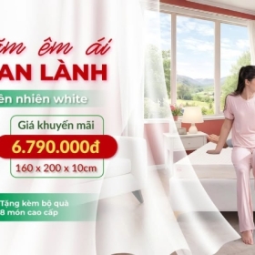 🌸 ĐẦU XUÂN ÊM ÁI – CẢ NĂM AN LÀNH CÙNG NỆM CAO SU THIÊN NHIÊN 100% 🌸
