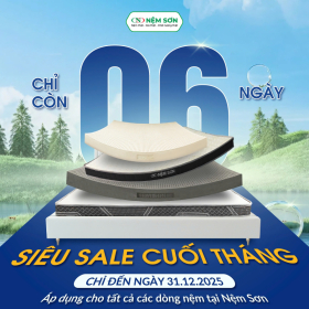 ⏰ ĐẾM NGƯỢC 6 NGÀY CUỐI – SĂN SIÊU SALE CUỐI THÁNG TẠI NỆM SƠN ⏰