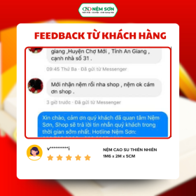 FEEDBACK THẬT TỪ KHÁCH HÀNG THẬT TẠI NỆM SƠN