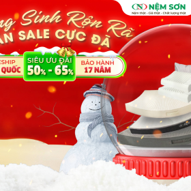 🎉 Giáng Sinh Rộn Rã – Săn Sale Cực Đã Tại Nệm Sơn Giảm 50%-65% + Nhiều Quà Tặng Cực Xịn