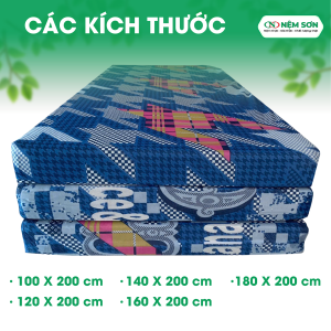 Nệm bông ép cao cấp 5cm – nằm êm, mát lưng, không đau cột sống! Gấp gọn tiện lợi – giá tốt