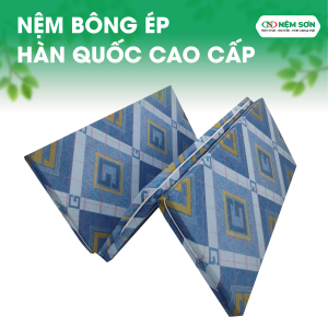 Nệm bông ép cao cấp 5cm – nằm êm, mát lưng, không đau cột sống! Gấp gọn tiện lợi – giá tốt