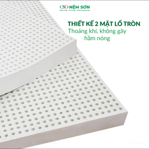 Nệm Cao Su Premium Nệm Sơn 15 cm - Lõi Foam Kết Hợp Cao Su Nguyên Khối Cao Cấp