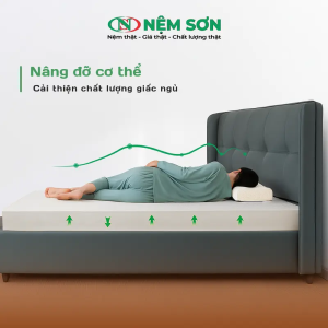 Nệm cao su thiên nhiên nguyên khối white - Dày 15cm - Đầy đủ kích thước