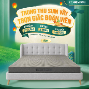 Nệm Cao Su Thiên Nhiên – Than Hoạt Tính – Dày 5cm
