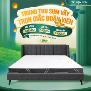 Nệm Đa Tầng 20cm – Độ bền vượt trội, thoáng khí, Êm ái khi nằm – Bảo hành 10 năm