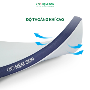 Nệm Foam Cao Su Hybrid AirFresh Nệm Sơn 15cm - Êm ái cao cấp, thoáng khí vượt trội