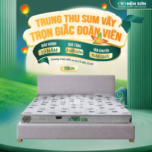 Nệm Foam Tổng Hợp 10cm – Êm ái cột sống, Vải valize thoáng khí – Bảo hành 10 năm