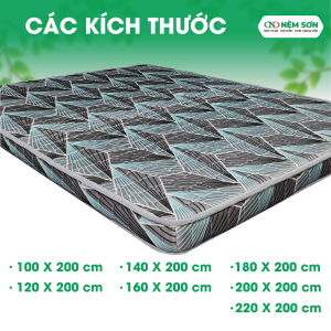 Nệm Foam Tổng Hợp 15cm – Êm ái cột sống, Vải valize thoáng khí – Bảo hành 10 năm