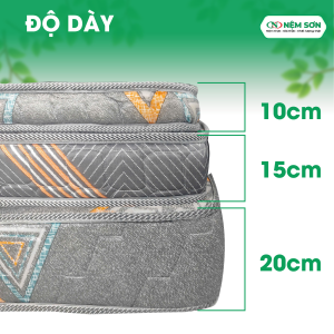 Nệm Foam Tổng Hợp 15cm – Êm ái cột sống, Vải valize thoáng khí – Bảo hành 10 năm