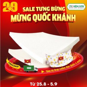 Nệm Sơn sale Đại Lễ: Sale Tưng Bừng – Mừng Quốc Khánh 2/9