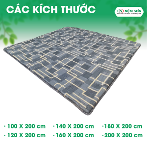 Nệm Topper 6cm – Trải giường êm ái, không xẹp lún, Đủ Kích Thước - Chính hãng 