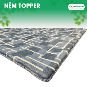 Nệm Topper 6cm – Trải giường êm ái, không xẹp lún, Đủ Kích Thước - Chính hãng 