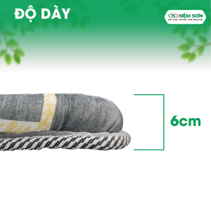 Nệm Topper 6cm – Trải giường êm ái, không xẹp lún, Đủ Kích Thước - Chính hãng 