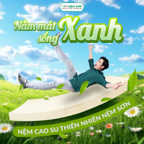 Ngủ mát – Sống xanh cùng nệm cao su thiên nhiên 100%