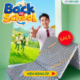 Ưu Đãi Mùa Nhập Học: Nệm Bông Ép Cho Tân Sinh Viên Chỉ Từ 410K